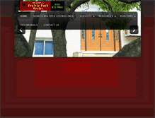 Tablet Screenshot of hpprealty.com